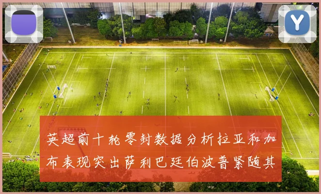 英超前十轮零封数据分析拉亚和加布表现突出萨利巴廷伯波普紧随其后
